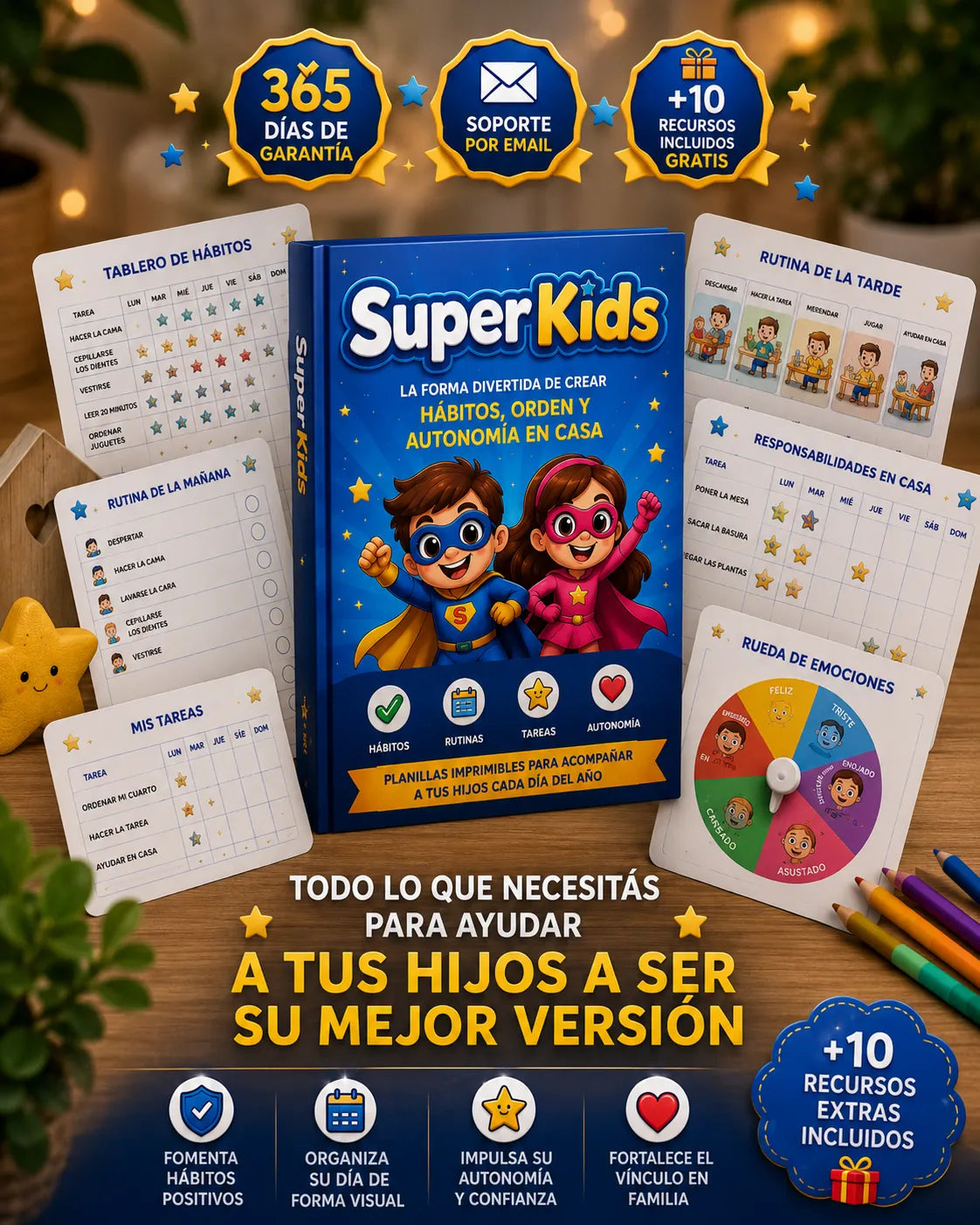 SuperKids: Rutina diaria para niños